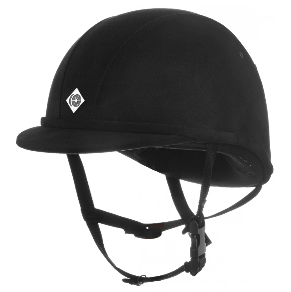 Kids Black Charles Owen  Riding Helmet